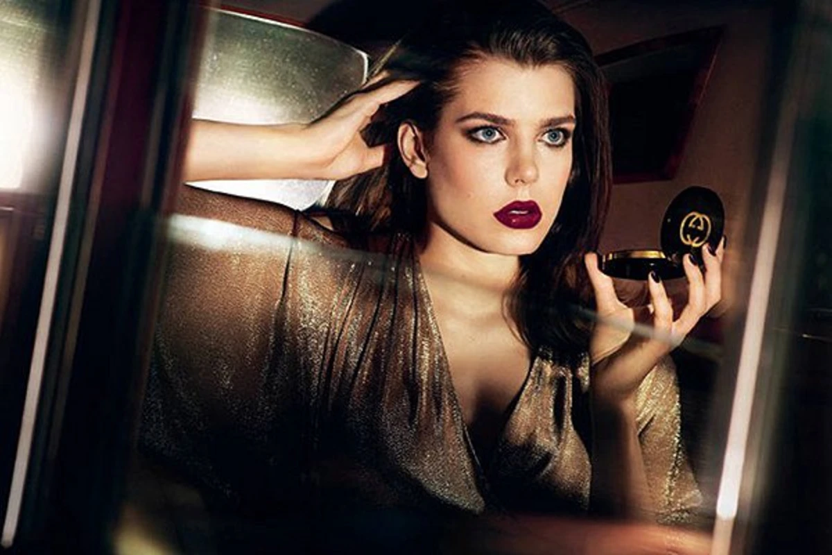 Шарлотта Казираги в рекламе косметики Gucci