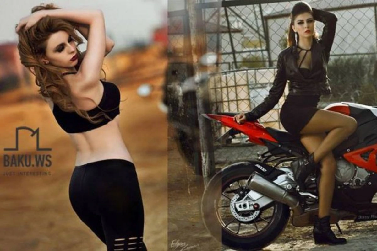 Красота и мощь: азербайджанские модели в fashion-фотосессии с мотоциклами