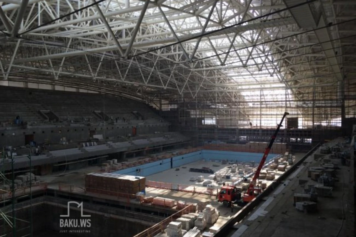 Эксклюзивные фотографии Baku Aquatic Centre