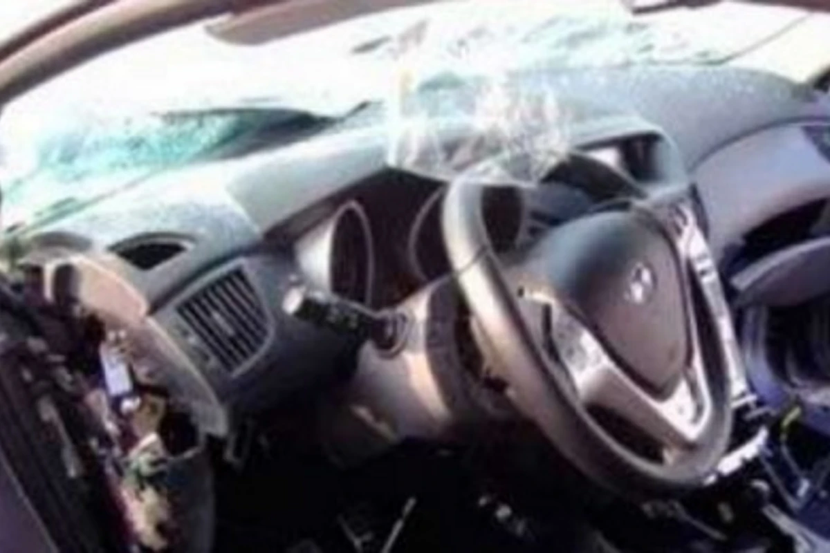 Женщина утопила Hyundai в озере Масазыр (видео)