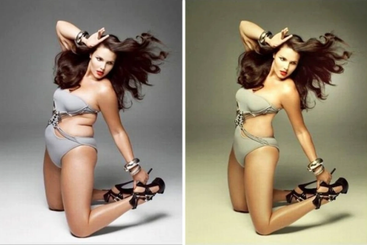 15 фотографий звезд до и после фотошопа