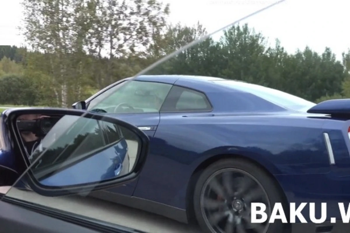 BMW M5 бросил вызов Nissan GT-R (видео)