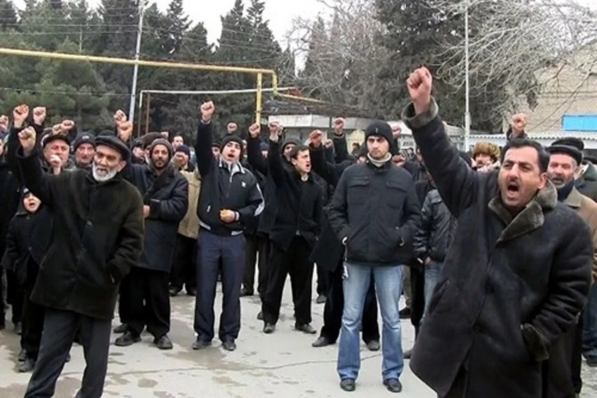 В Нардаране прошла акция протеста