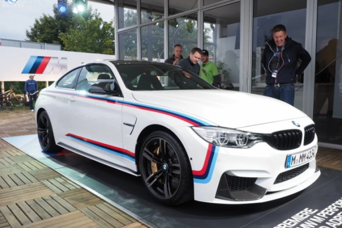 BMW M4 демонстрирует свой уникальный цвет и неистовый драйв (видео)