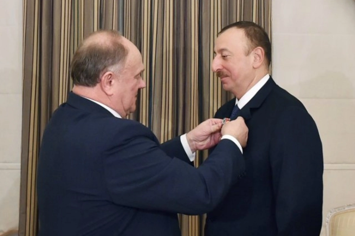 Ильхам Алиев принял делегацию во главе с Геннадием Зюгановым