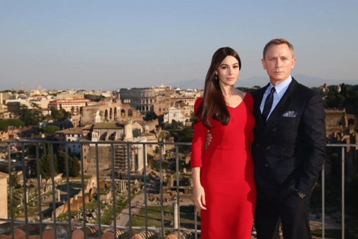«007: Спектр»: Моника Белуччи и Дэниэл Крейг в Риме