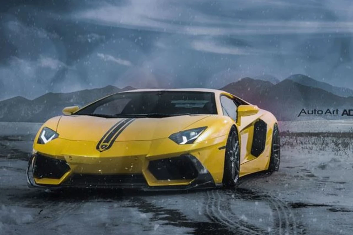 Мускулистый Aventador за 350.000$ получил прибавку от Auto Art