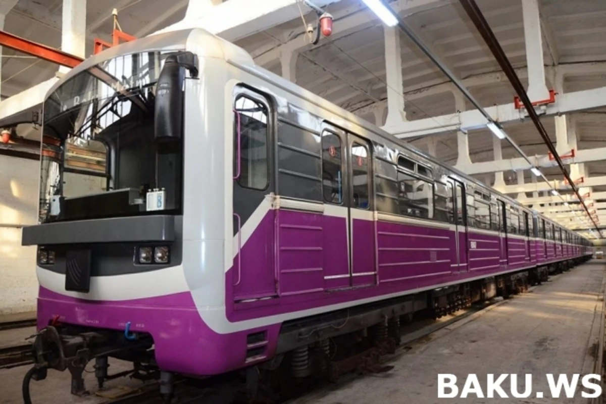 Новые поезда бакинского метро