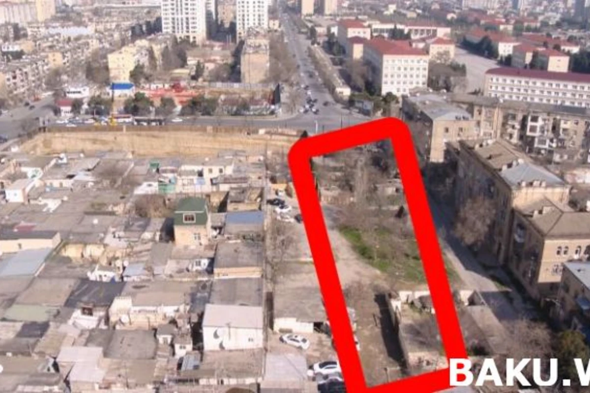 В Баку на улице Шафаята Мехтиева дома и объекты пойдут под снос