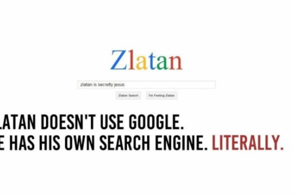 У Златана Ибрагимовича появился свой поисковик