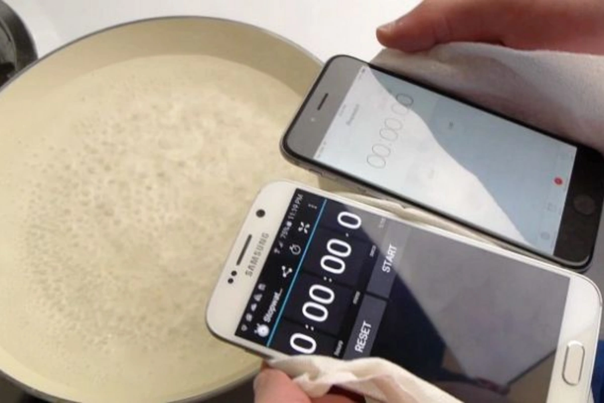 Диетический суп из Galaxy S6 и iPhone 6 (видео)