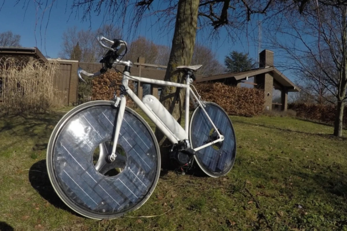 Гибридный велосипед Solarbike на солнечных батареях
