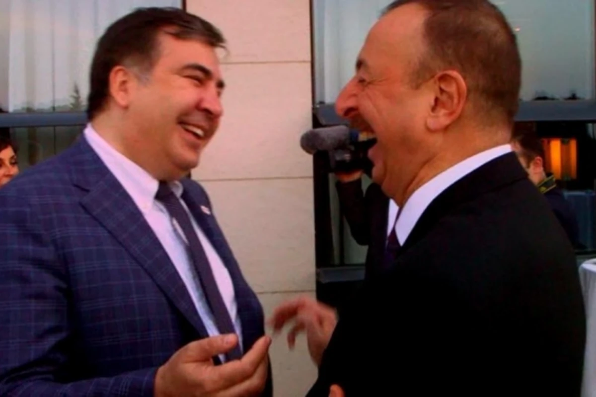 Михаил Саакашвили встретился с президентом Азербайджана Ильхамом Алиевым