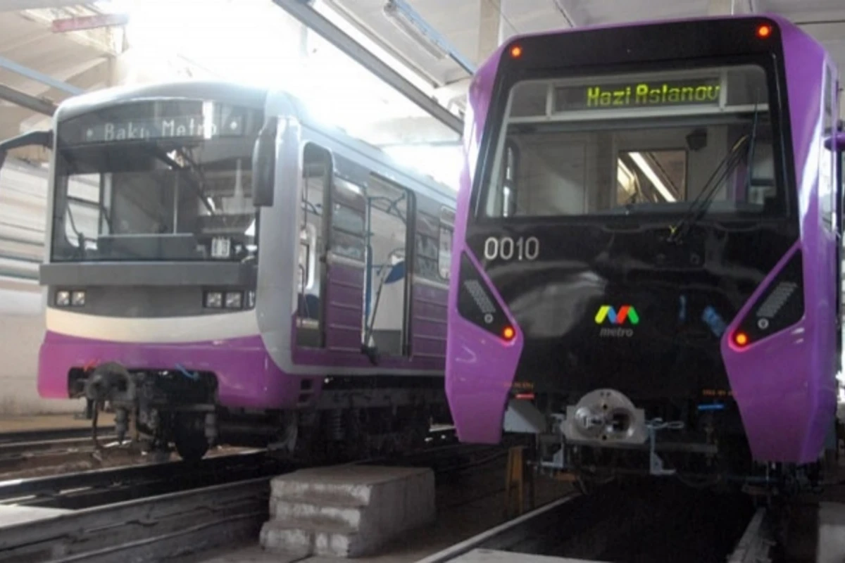 Обнародована цена новых поездов Бакинского метрополитена