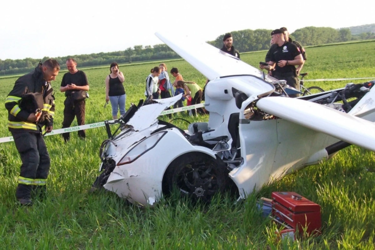 Очередной тестовый полёт Aeromobil 3.0 закончился крушением (видео)