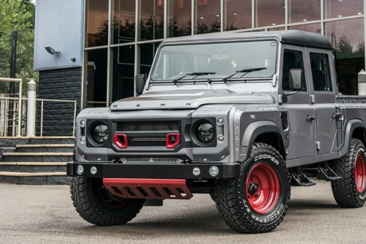 Новый Defender от Kahn Design можно мыть из шланга как изнутри, так и снаружи