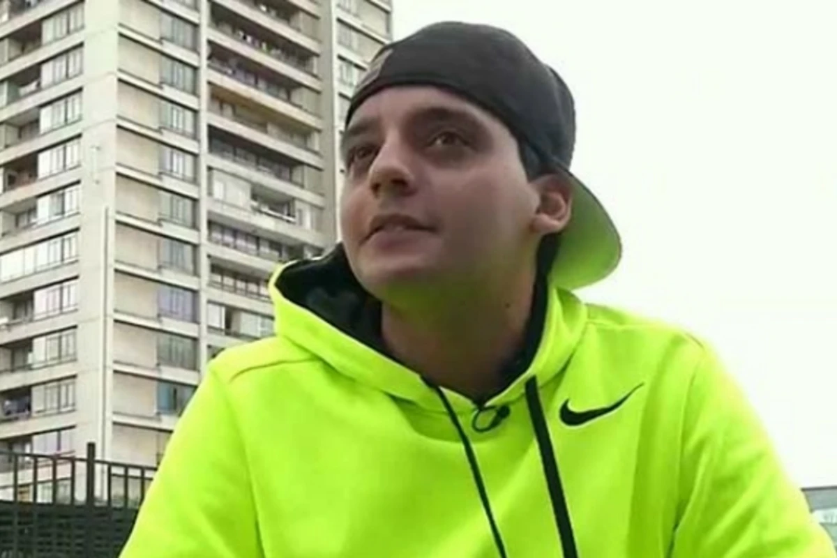 Упал с 17-го этажа и выжил (видео)