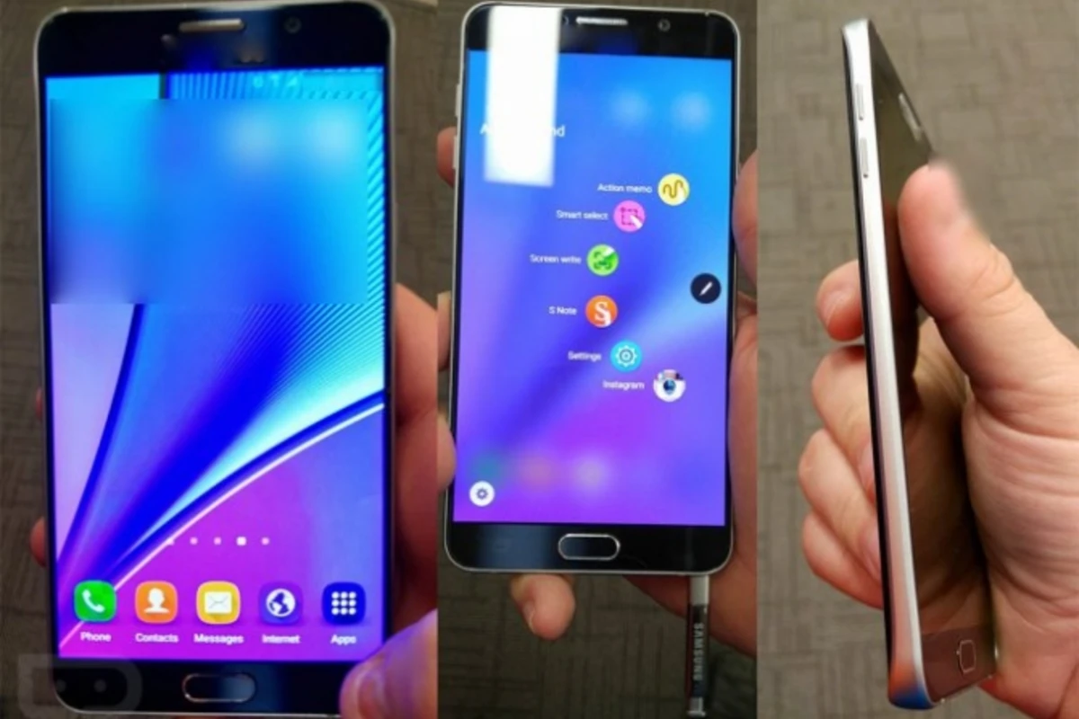 Новые подробности и живые фото Samsung Galaxy Note 5