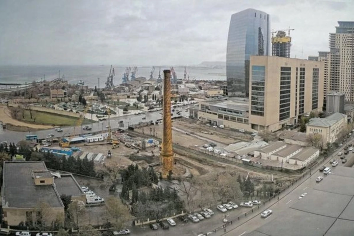В Баку историческая труба сохранится в центре нового торгового комплекса