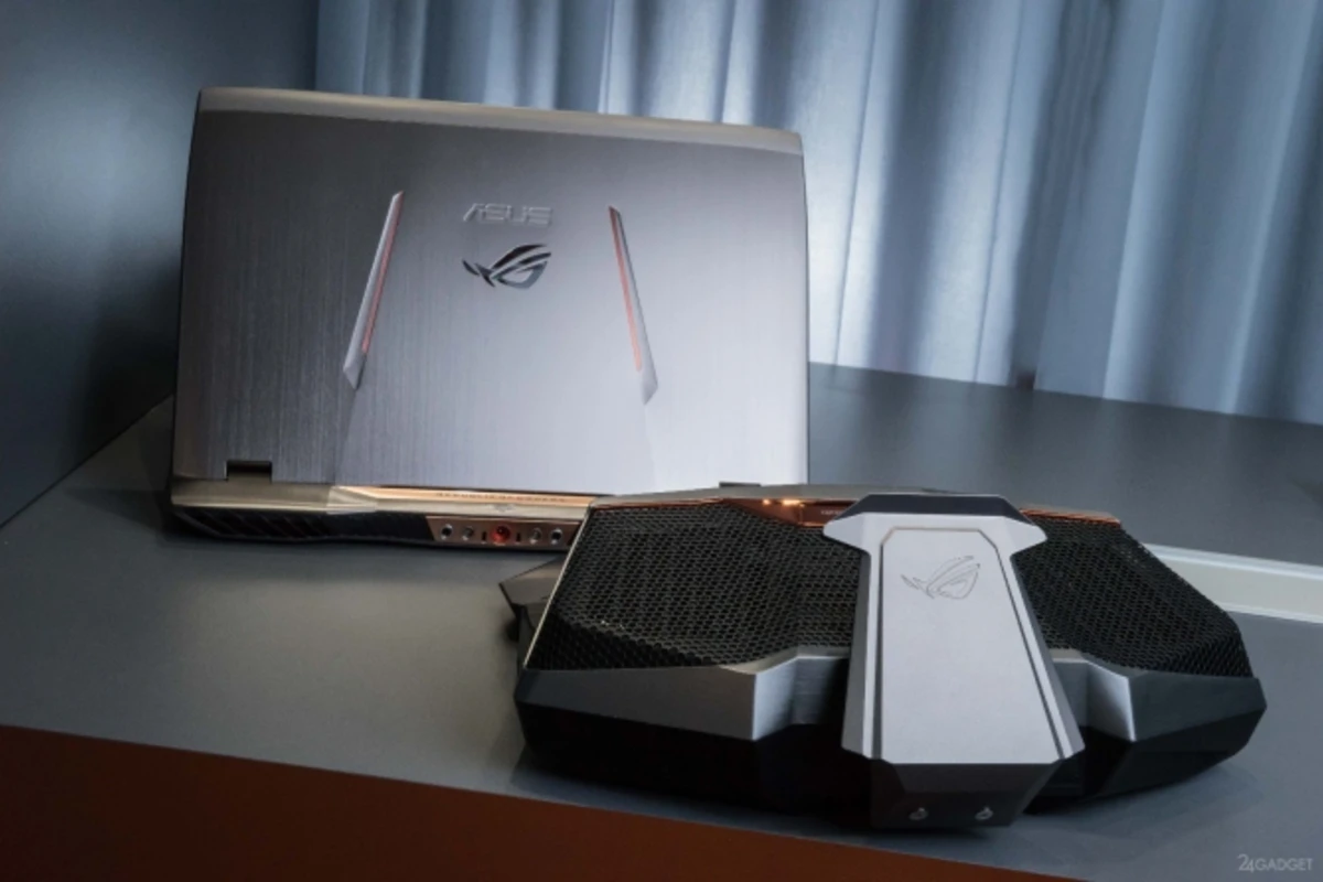 Asus показала игровой ноутбук с жидкостным охлаждением