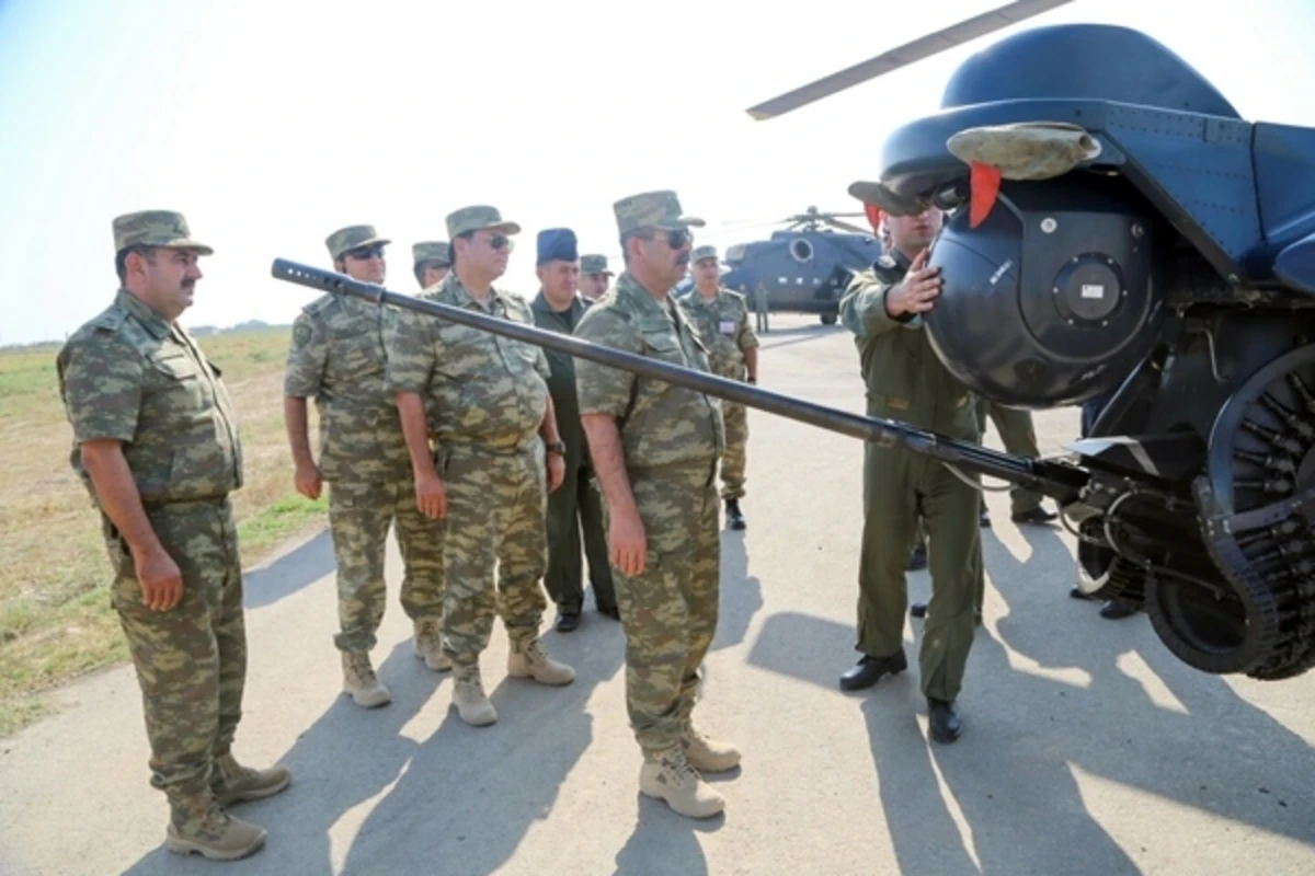 Последние кадры с боевых учений в Азербайджане
