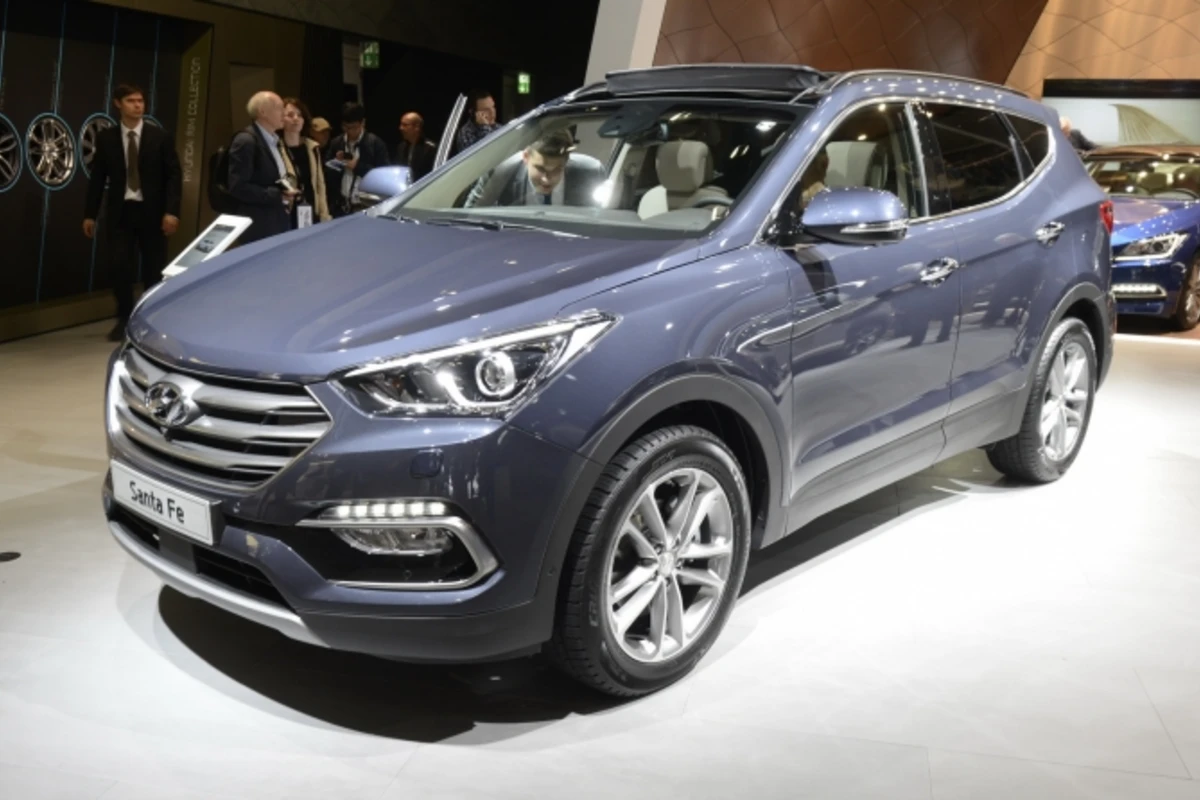 На Франкфуртском автосалоне представили евроверсию обновленного Hyundai Santa Fe