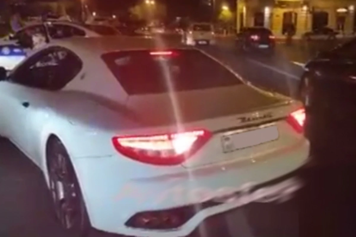 Maserati и Galendewagen отправились этой ночью прямиком на штрафную стоянку (видео)