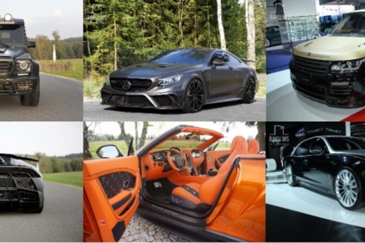 Самые яркие модели Mansory на автошоу во Франкфурте