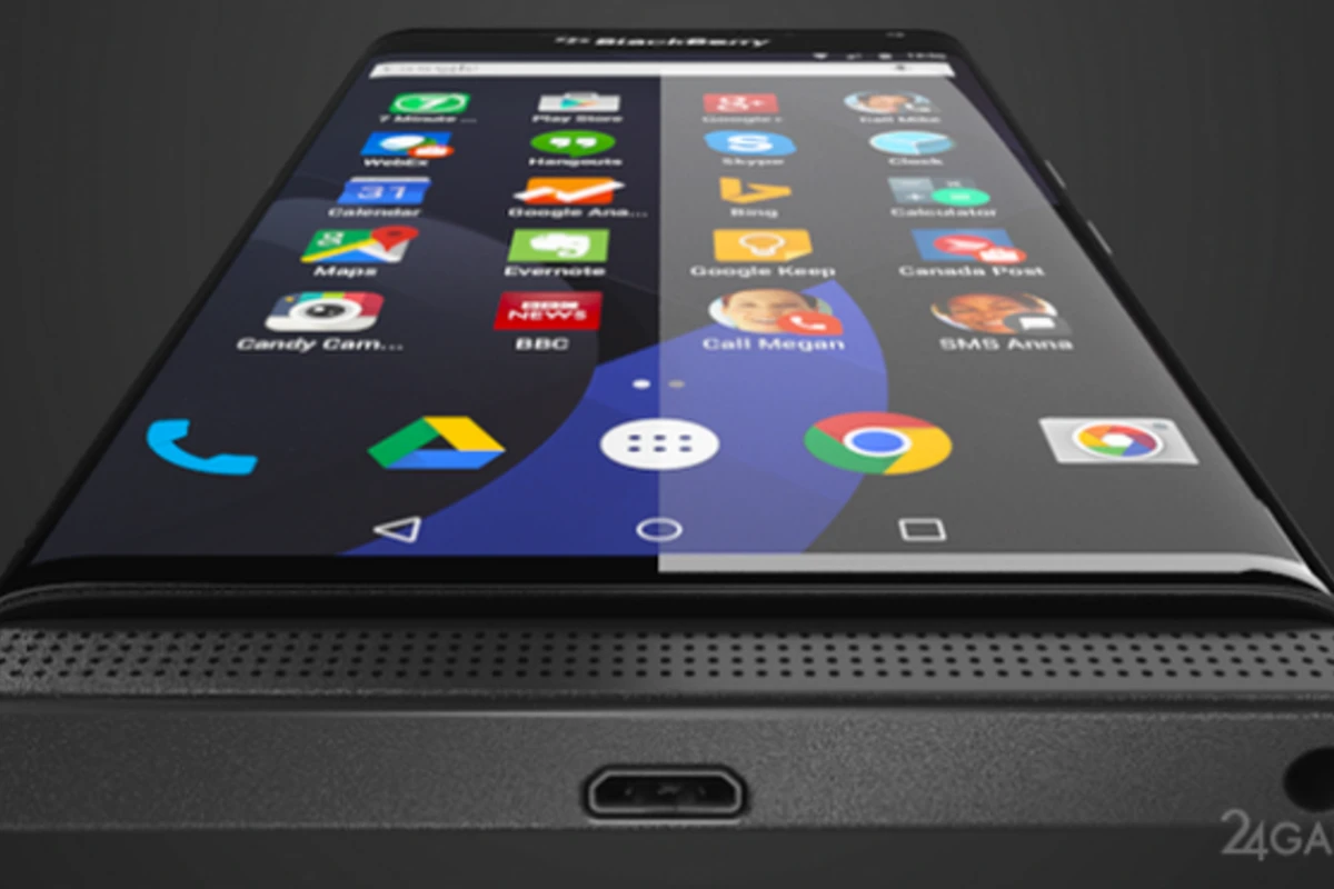 Первый слайдер Blackberry на платформе Android (видео)