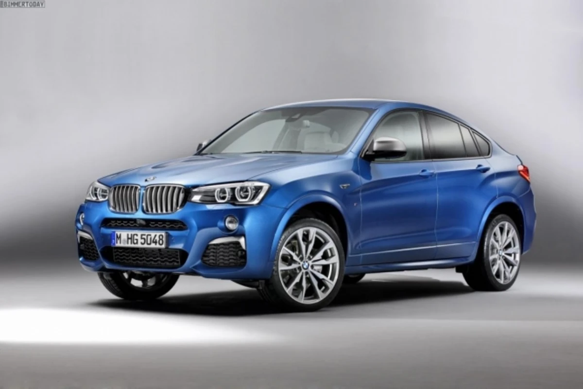 Официальные фото BMW X4 M40i просочились в интернет