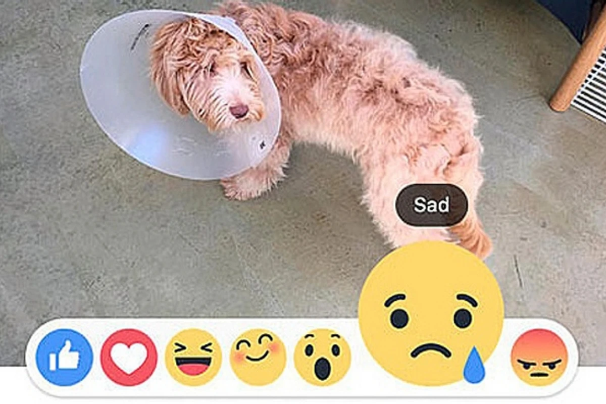 Facebook вводит шесть новых кнопок эмоций