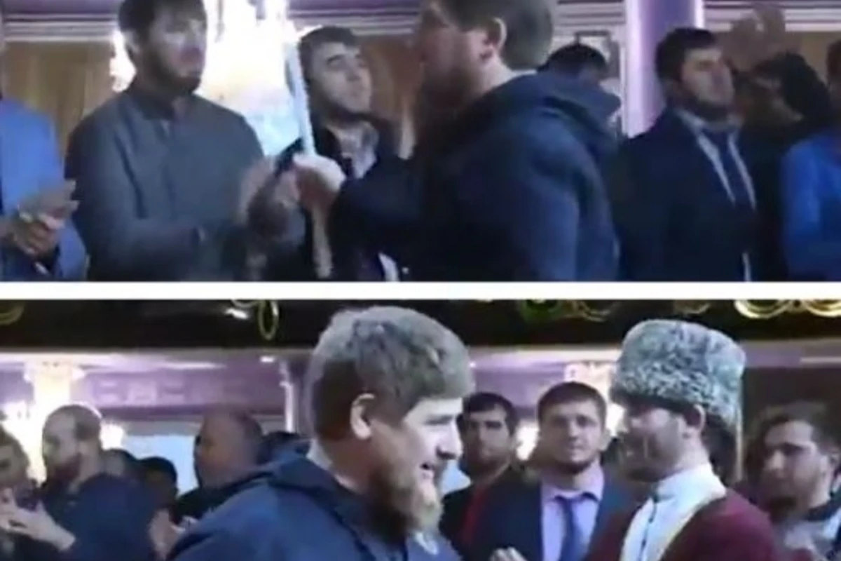 Рамзан Кадыров на свадьбе друга исполнял функции sərpayı (видео)