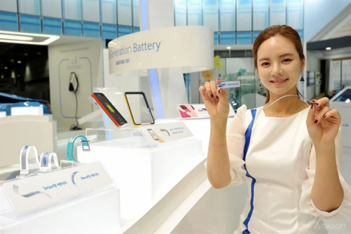 Гибкие аккумуляторы от Samsung
