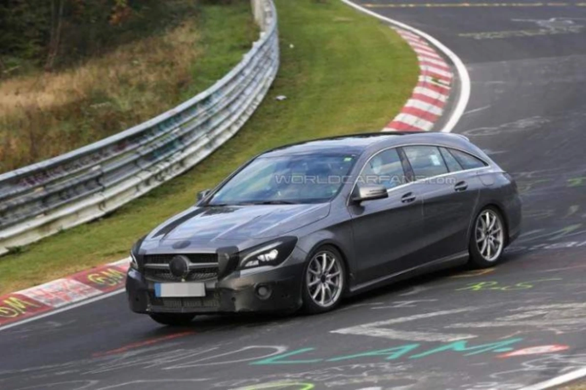 Был замечен обновленный универсал Mercedes CLA