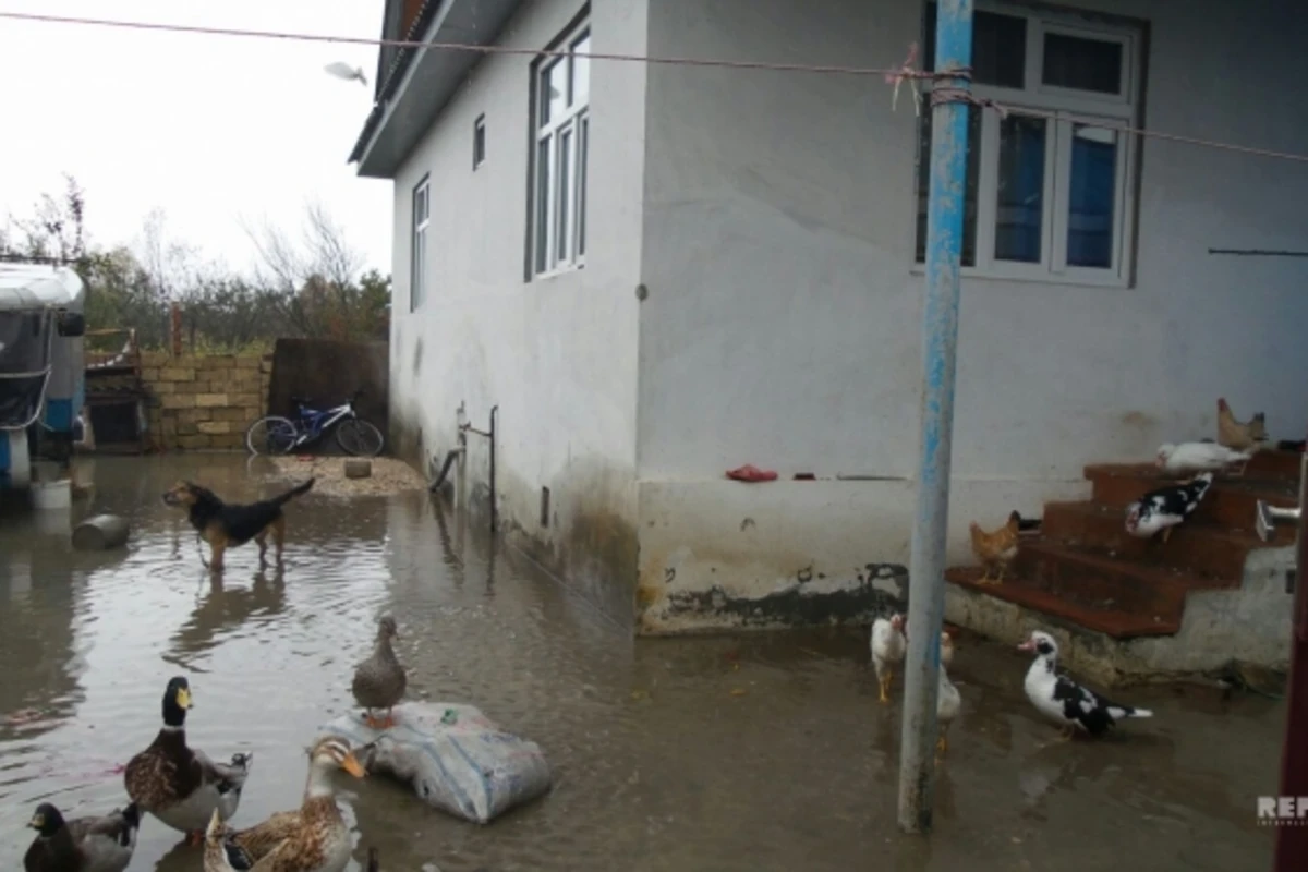 Южный регион Азербайджана снова под водой (видео)
