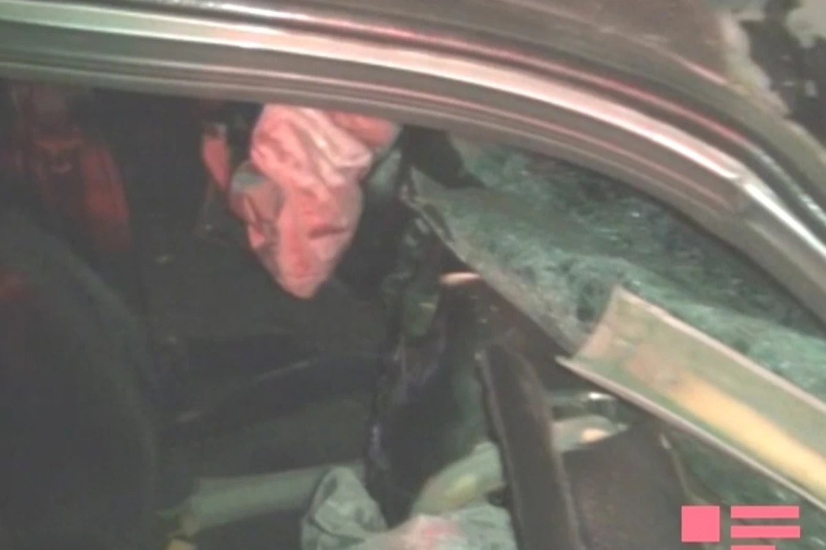 В Газахском районе автобус столкнулся с легковым автомобилем (видео)