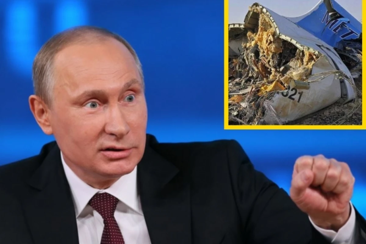 Путин объявил награду в 50 миллионов долларов за помощь в поимке лиц, взорвавших А321
