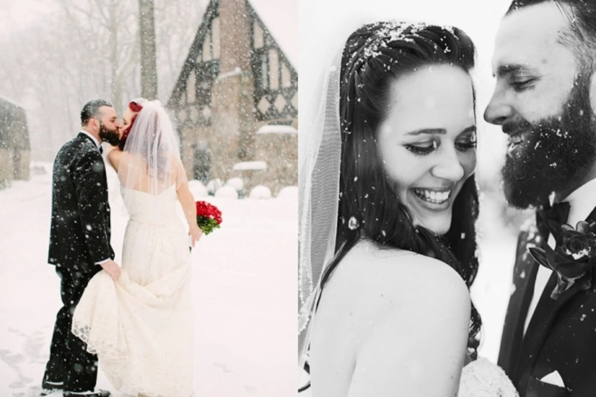 Qarda möhtəşəm toy fotoları (FOTO)