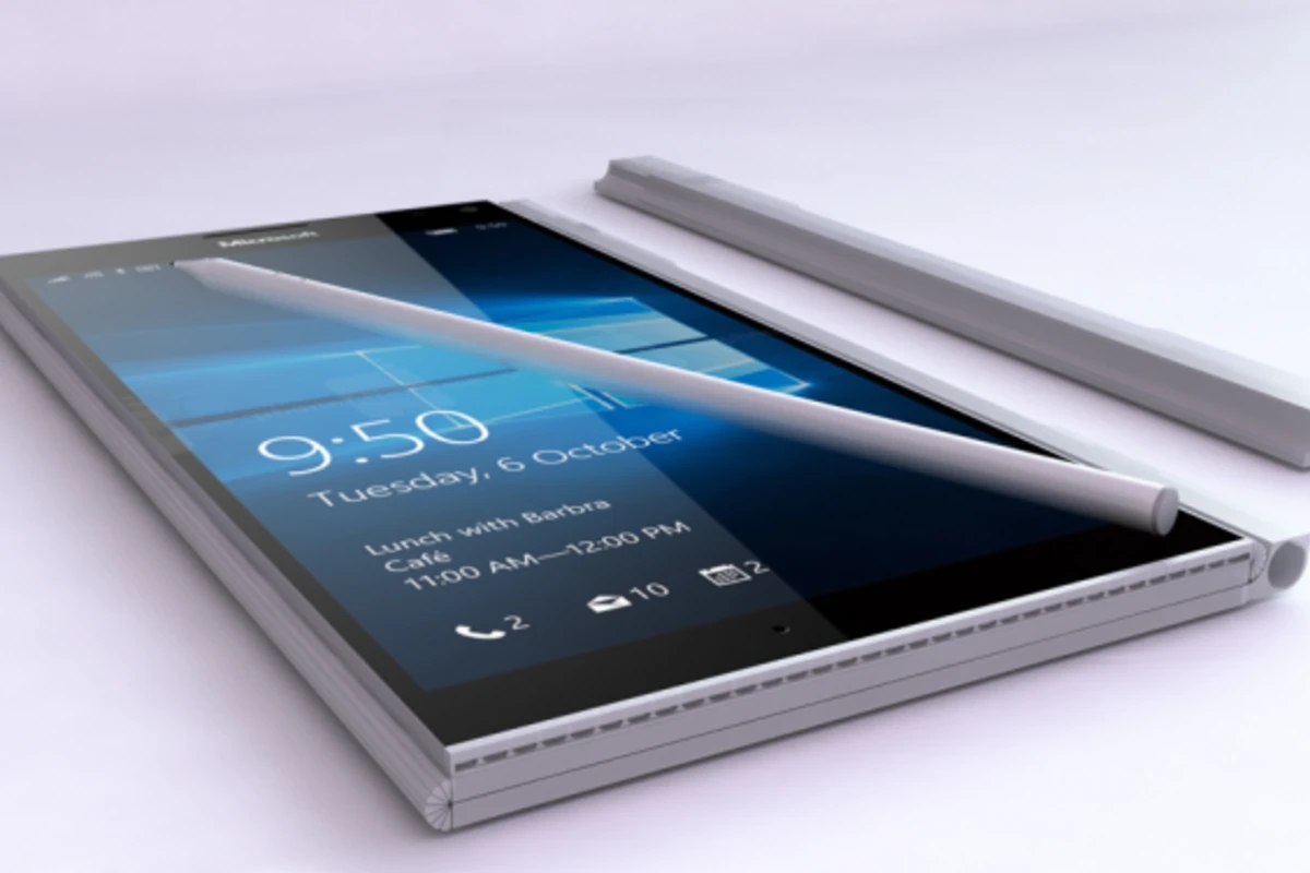 Концепт складного смартфона Surface Phone