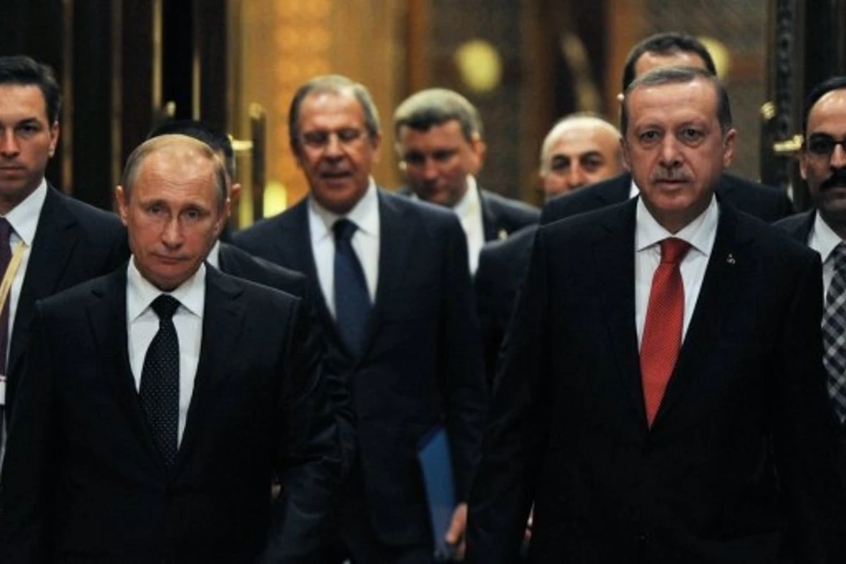 Putin Ərdoğanla görüşməmək üçün tədbirə gecikdi (FOTO, VİDEO)