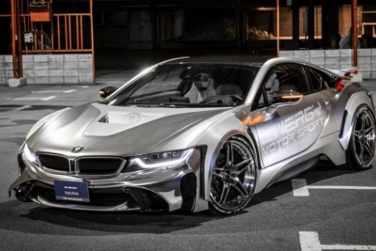 BMW i8 превратили в «НЛО на колесах»