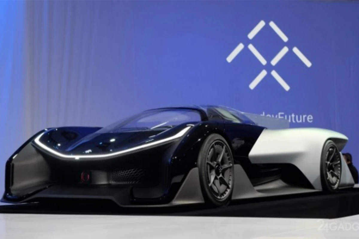 Электрический суперкар от Faraday Future с тысячью лошадиными силами (видео)