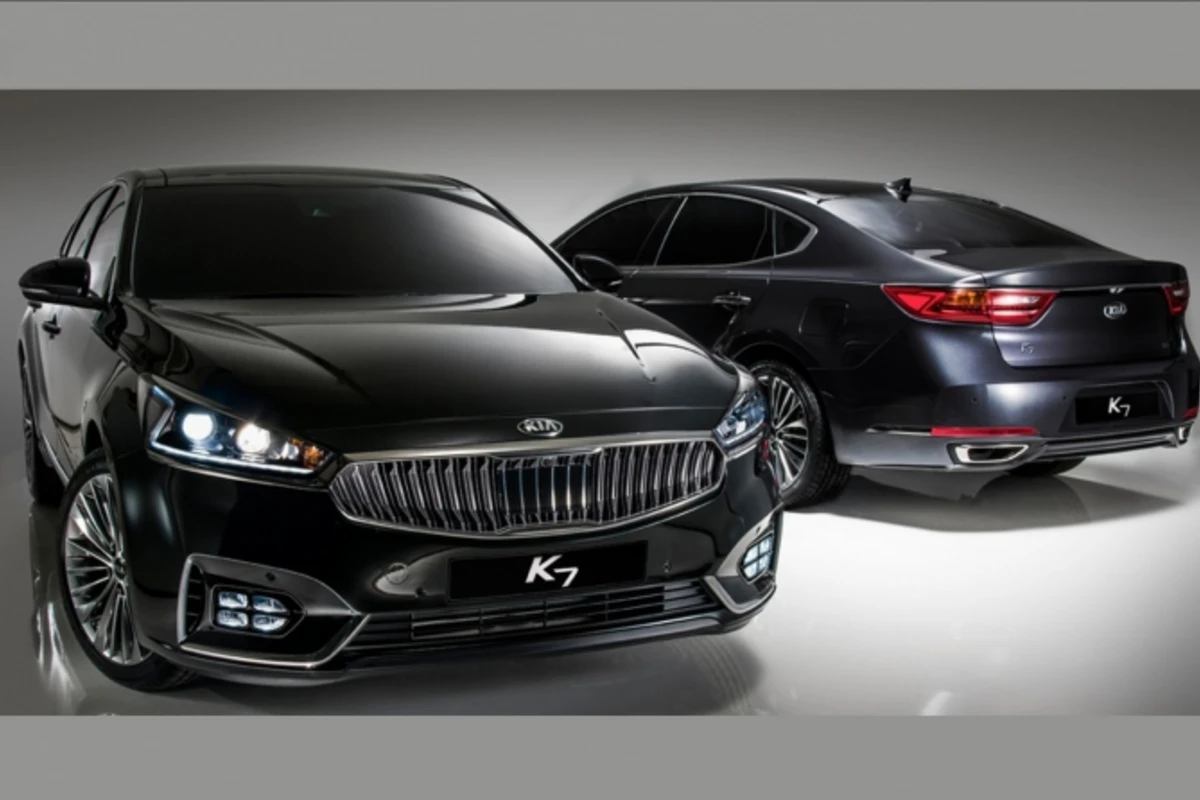 Kia показала стильные фотографии нового седана Cadenza
