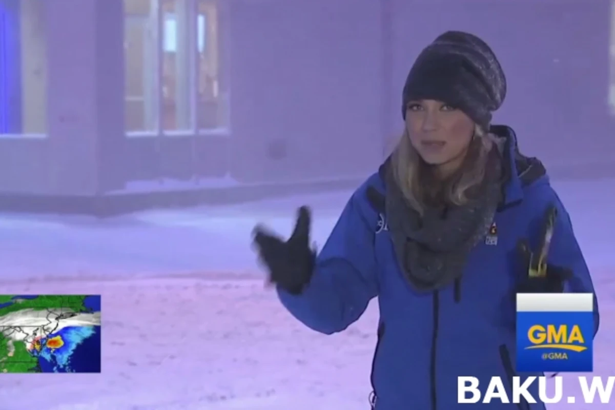 В Нью-Йорке из-за снегопада запретили пользоваться транспортом (видео)