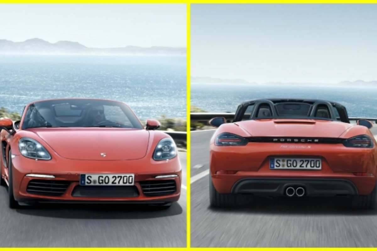 Компактный родстер от Porsche получил турбомоторы и новое имя — 718 Boxster (видео)