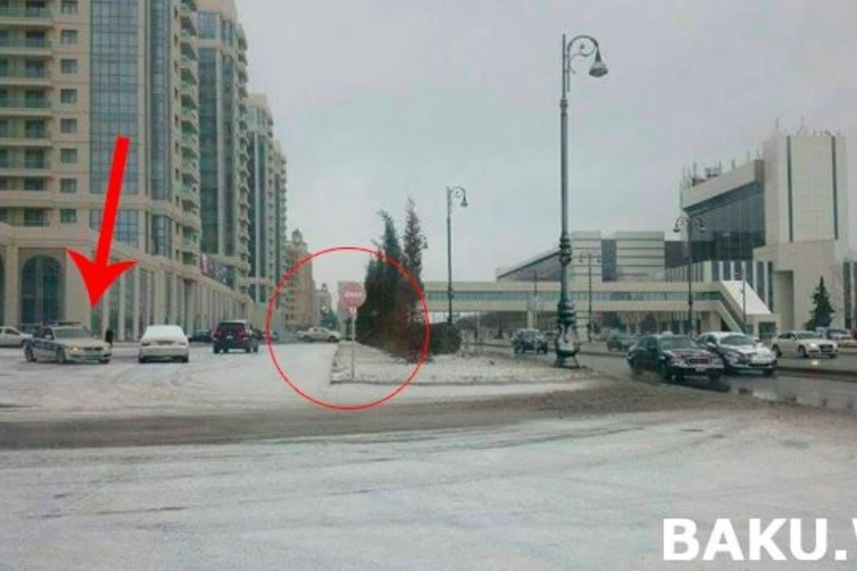 Bakıda yol polisinin yeni tələsi (FOTO)