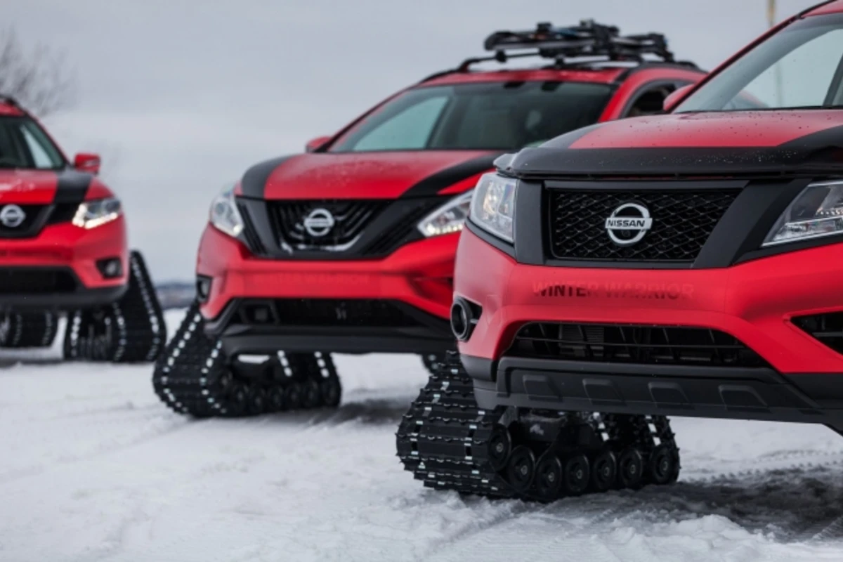 Зимние войны. Nissan представил Murano, Rogue и Pathfinder в облике королей снежных склонов