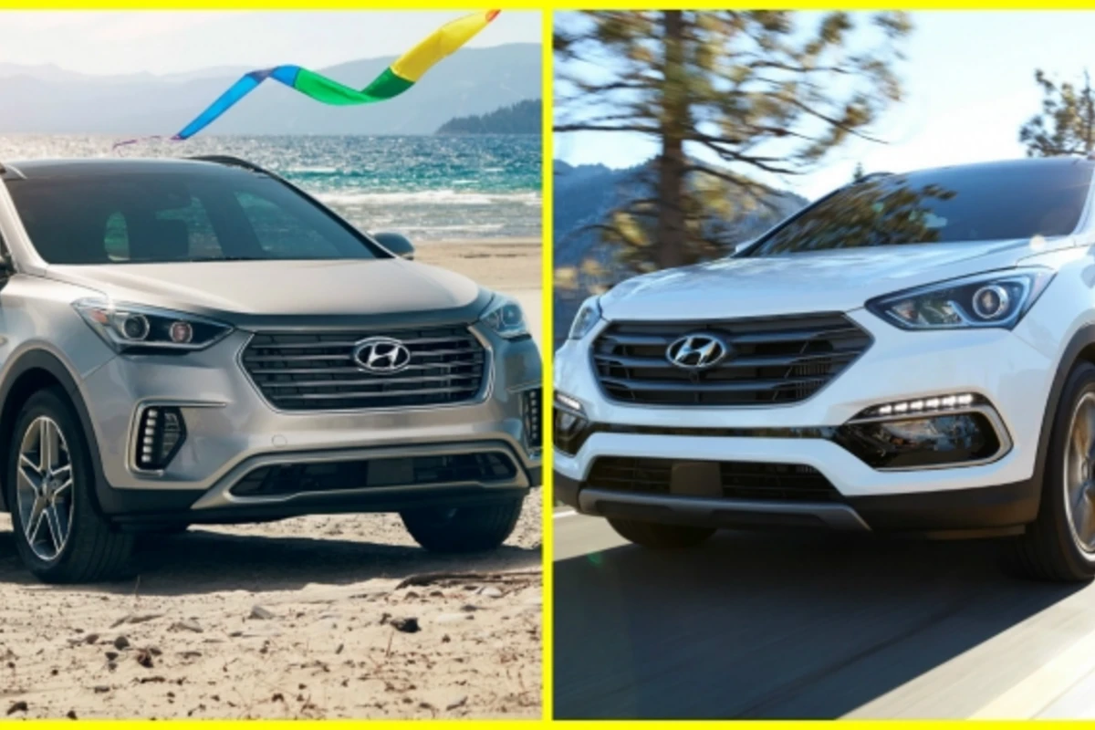 Hyundai Santa fe и Grand Santa fe показали свое новое обличье на автосалоне в Чикаго