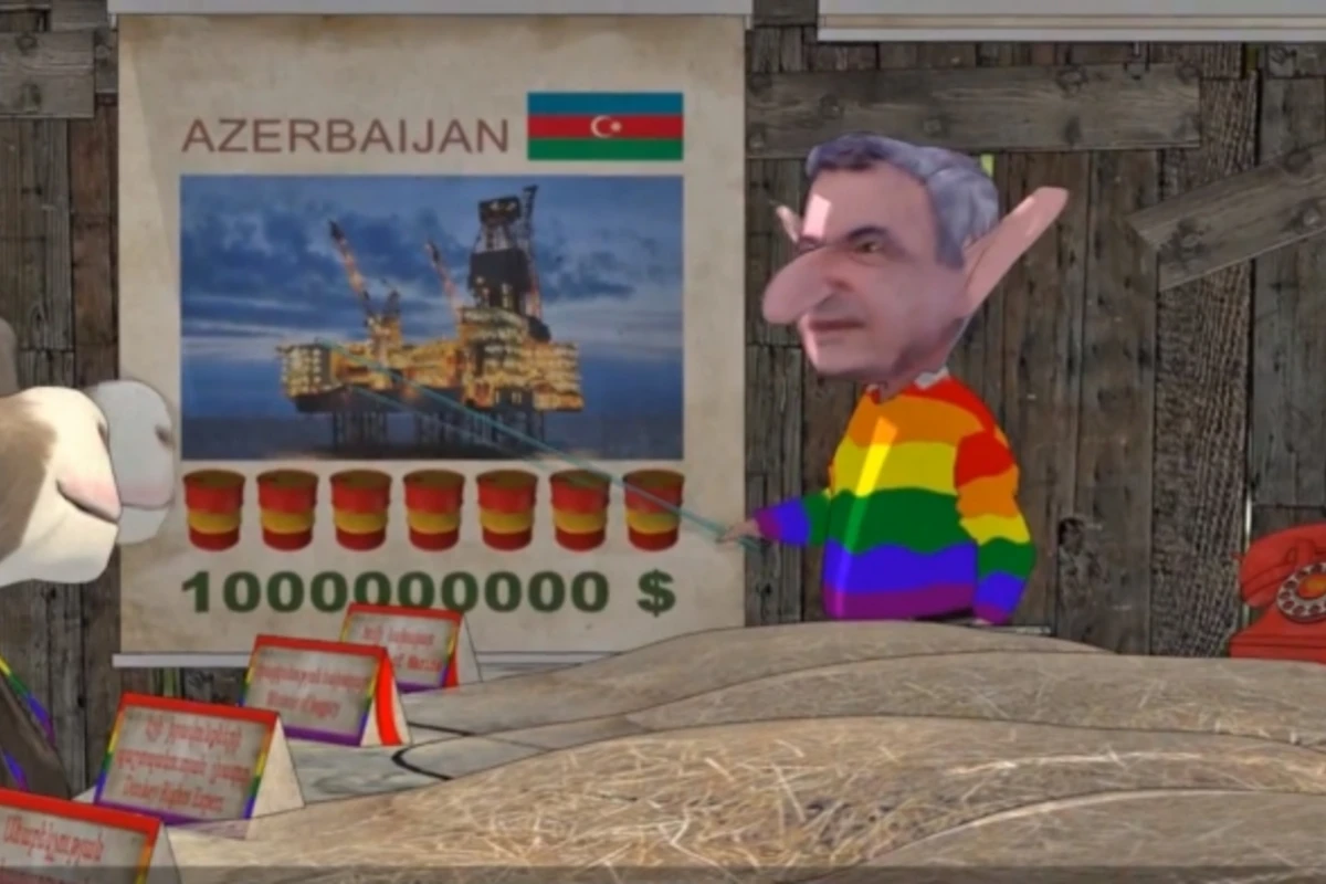 В Азербайджане сняли мультфильм про Саркисяна (видео)
