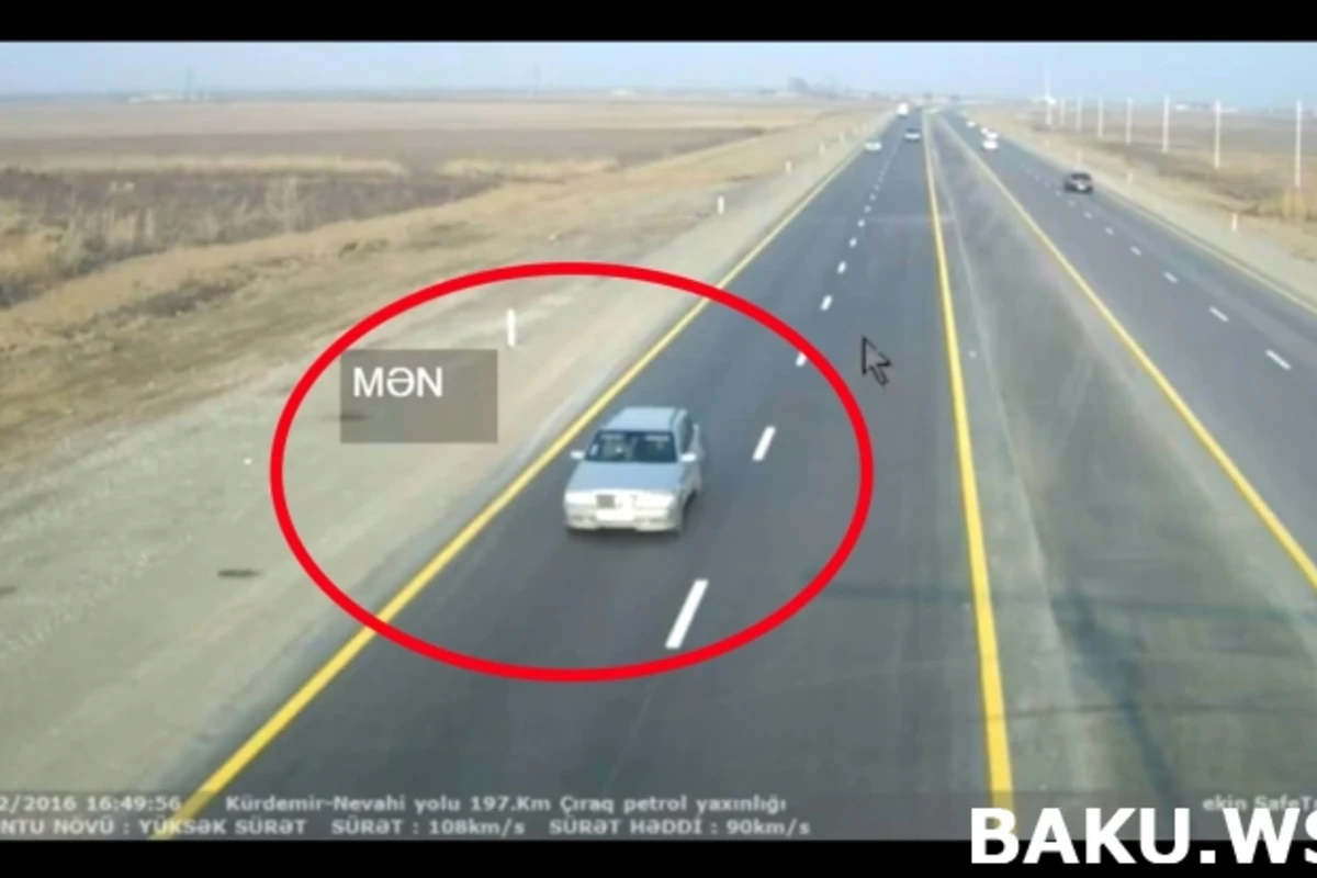 В Азербайджане водитель раскрыл мошенничество радаров MMX (видео)